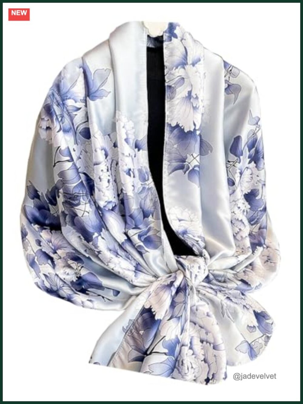 Women's Long Silky Satin Scarf Shawl Wrap Large Fashion Lightweight Dressy